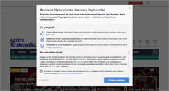 Desktop Screenshot of gazetakrakowska.pl