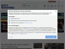 Tablet Screenshot of gazetakrakowska.pl